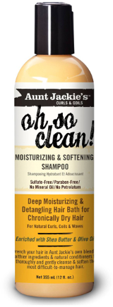 Aunt Jackie's Oh So Clean Moisturizing Shampoo 12oz